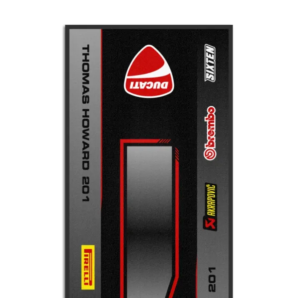 Tappeto Personalizzato Ducati