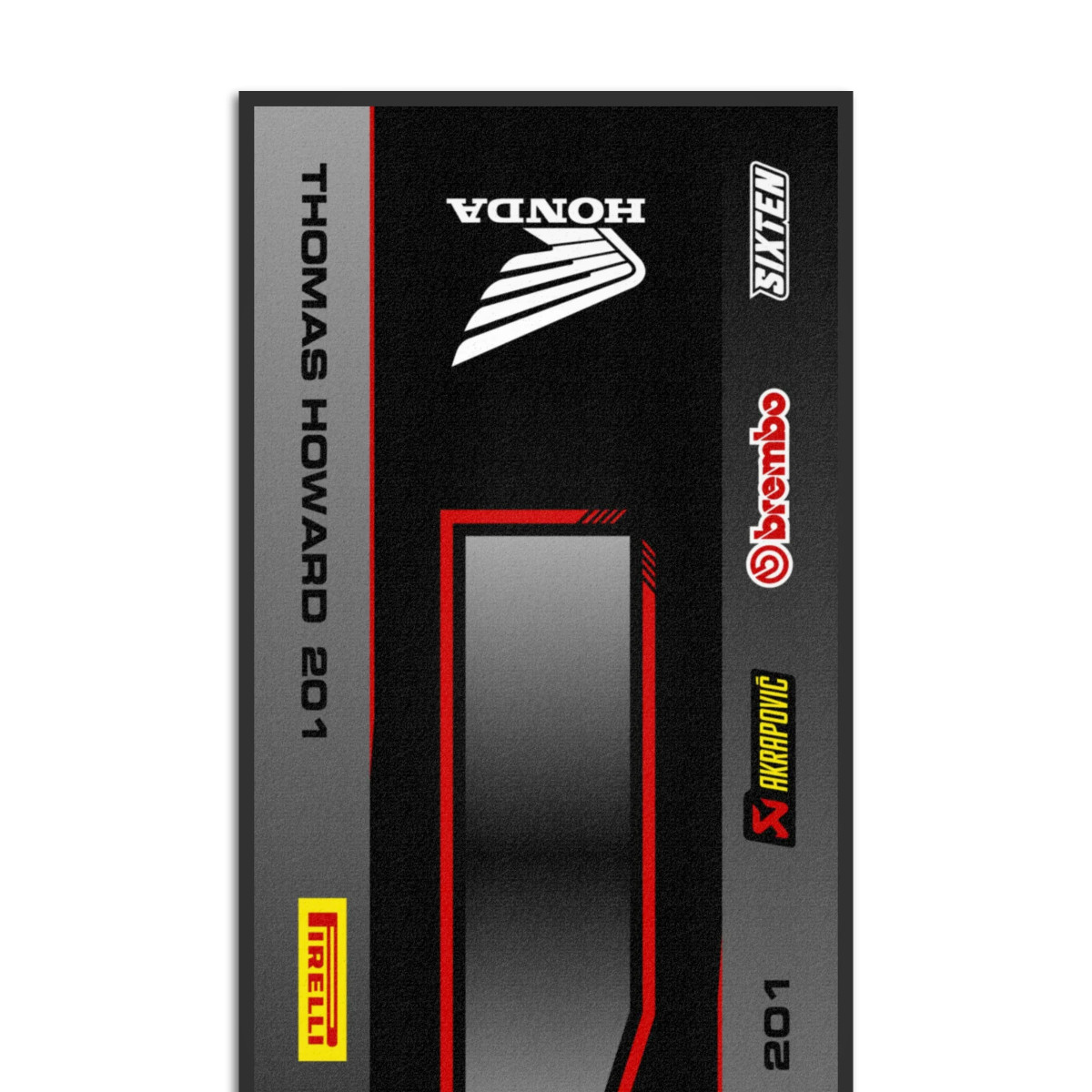 Tapis Personnalisé Honda