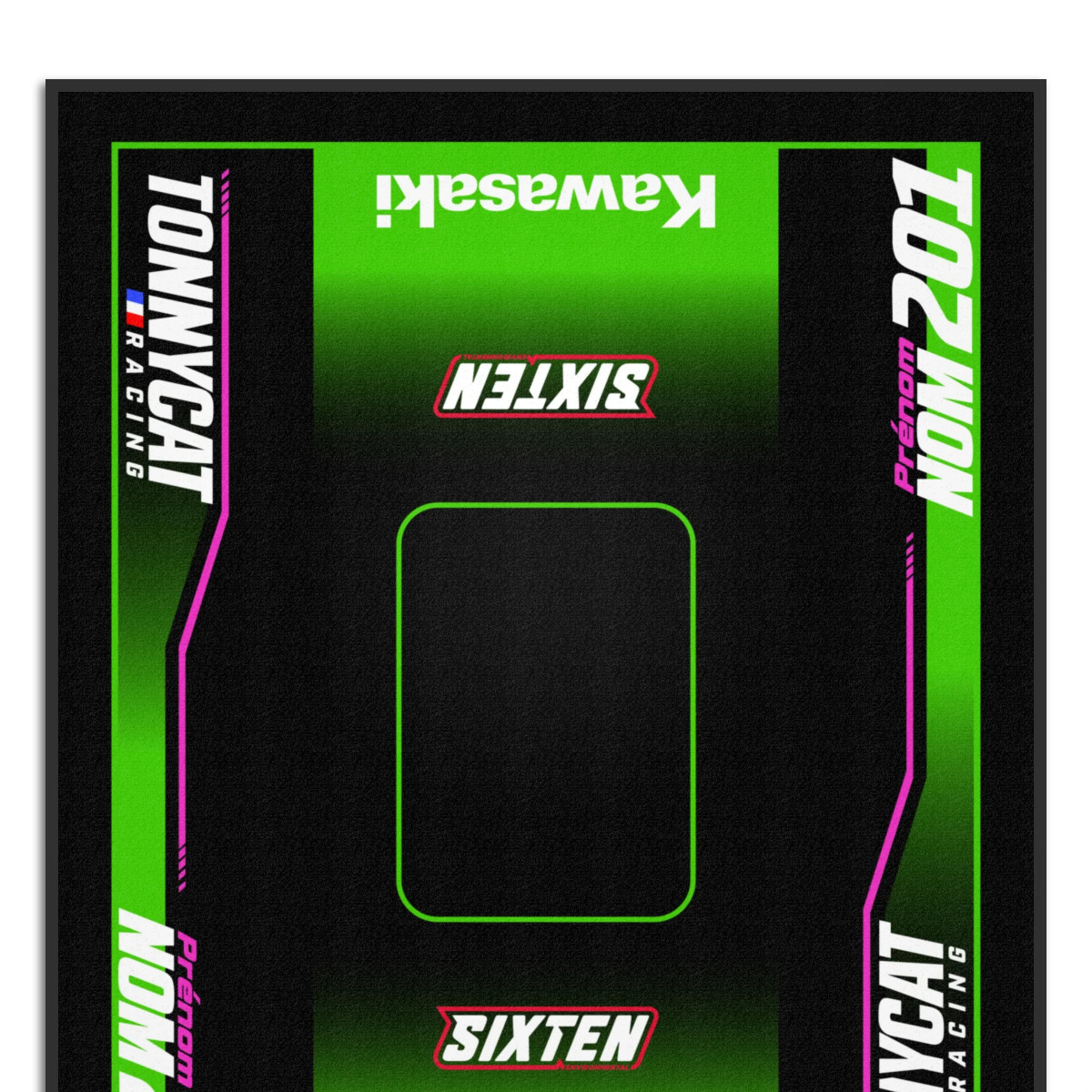 Personalisierte Kawasaki-Matte