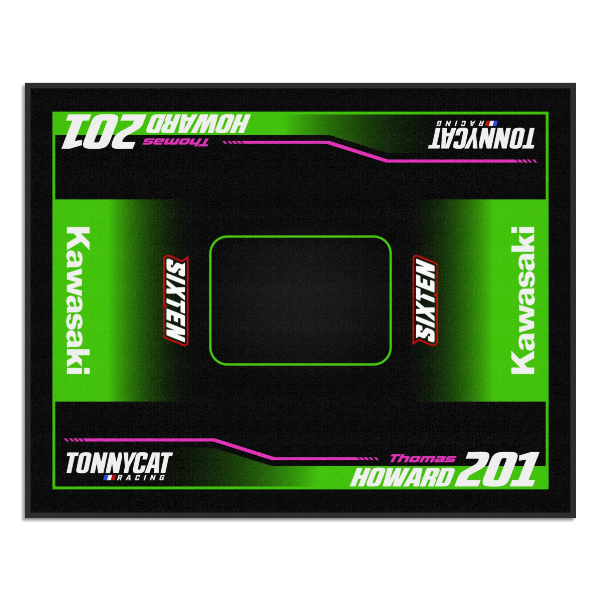 Gepersonaliseerde Kawasaki-mat