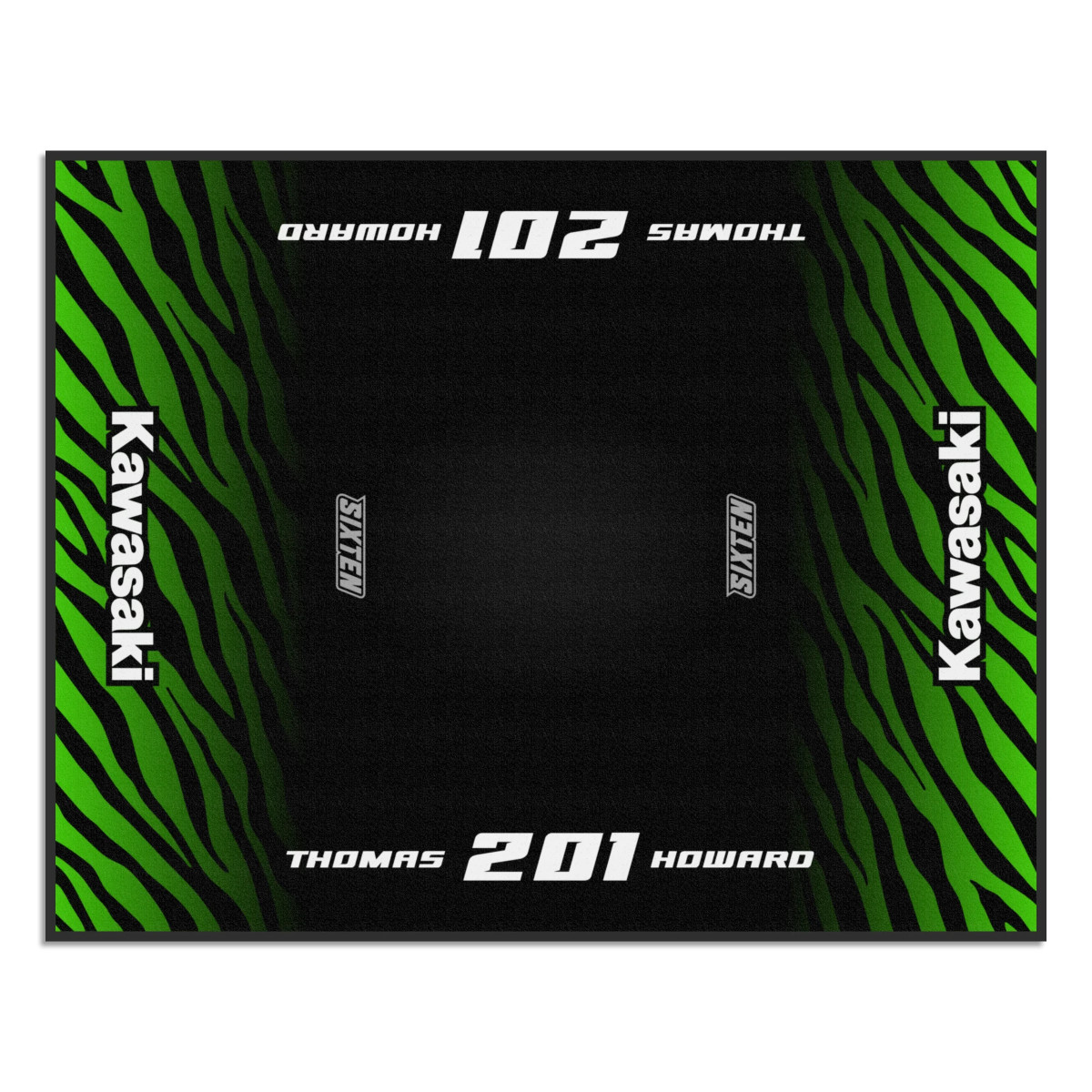 Gepersonaliseerde Kawasaki-mat
