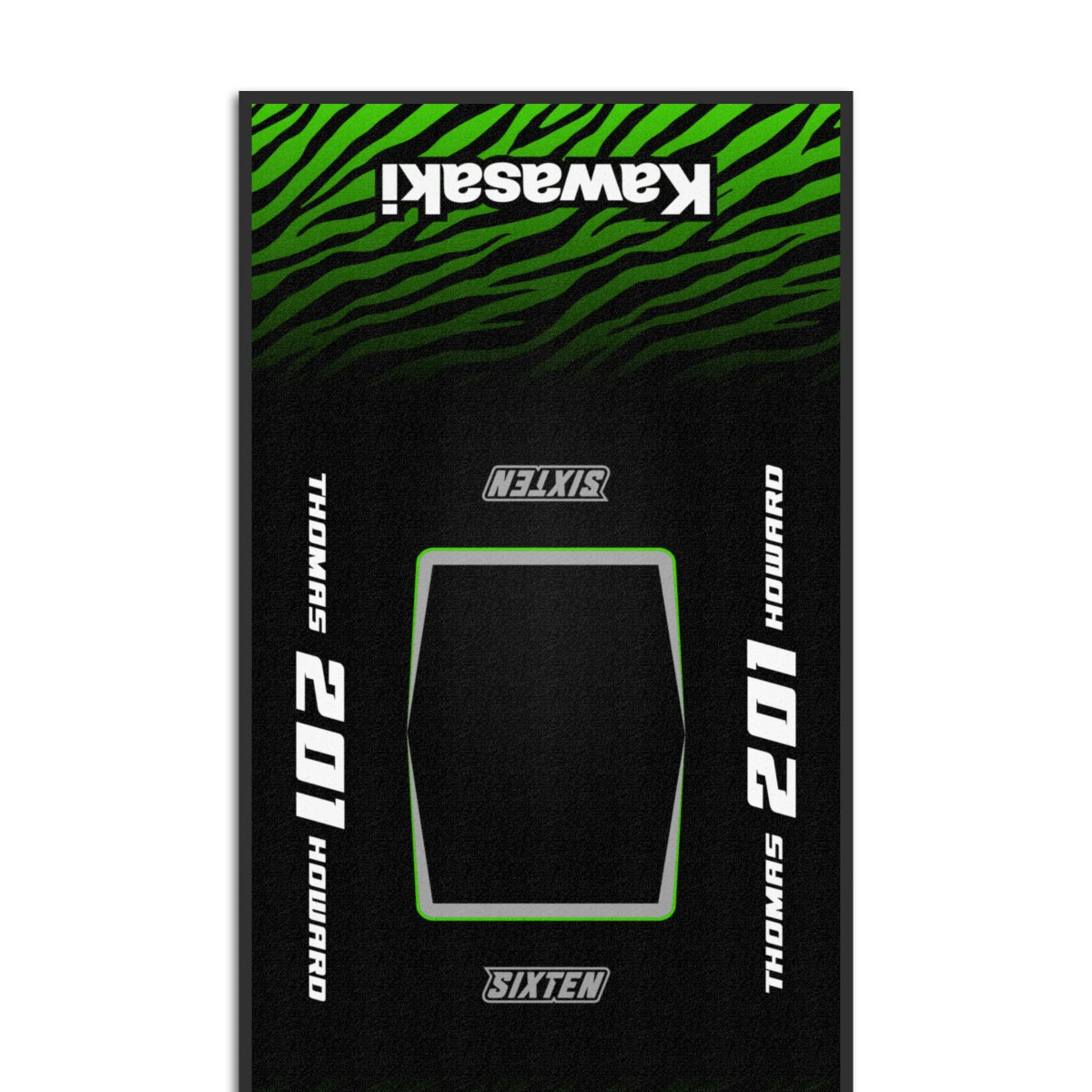 Personalisierte Kawasaki-Matte