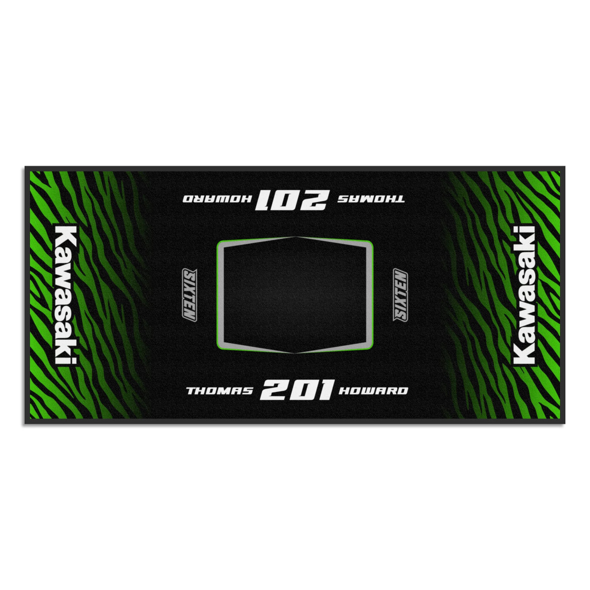 Gepersonaliseerde Kawasaki-mat