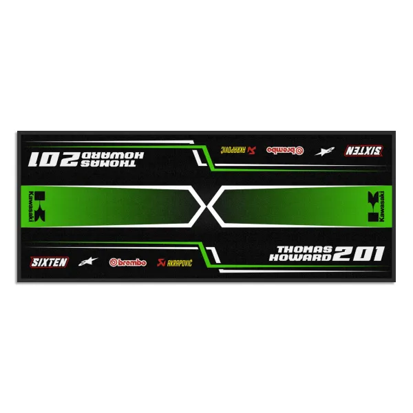 Gepersonaliseerde Kawasaki-mat