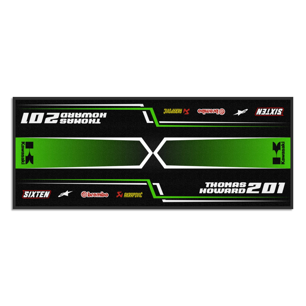 Personalisierte Kawasaki-Matte