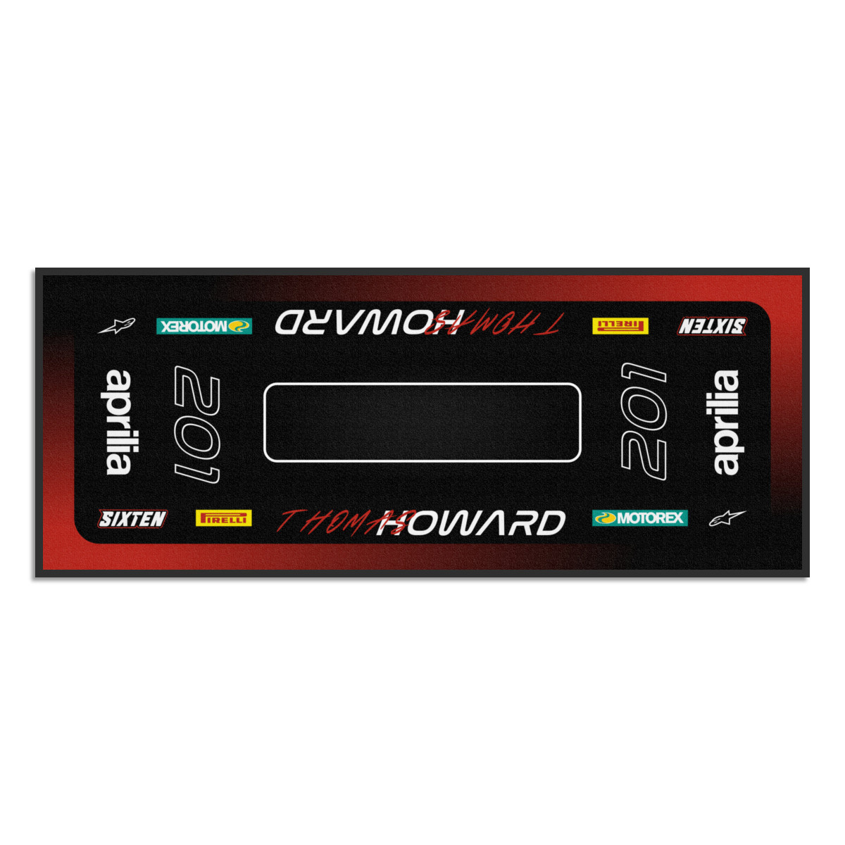 Tapis Personnalisé Aprilia Moto, Quad, Motorsport