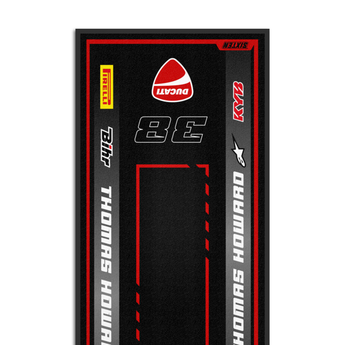 Personalisierte Ducati-Matte Motorrad, Quad, Motorsport