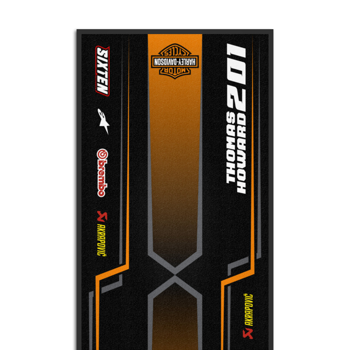 Tapis Personnalisé Harley Moto, Quad, Motorsport