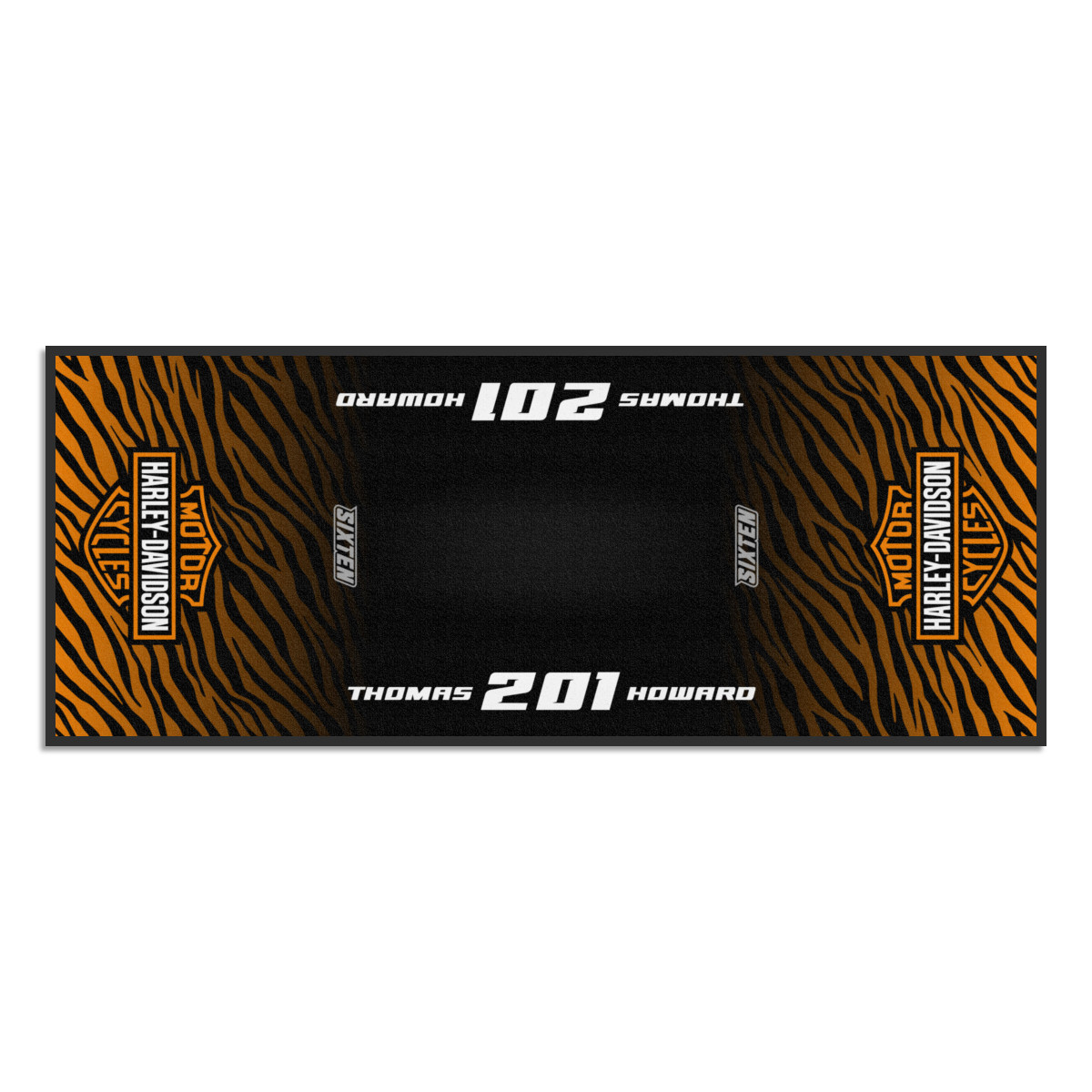 Alfombra Personalizada Harley Moto, Quad, Motorsport