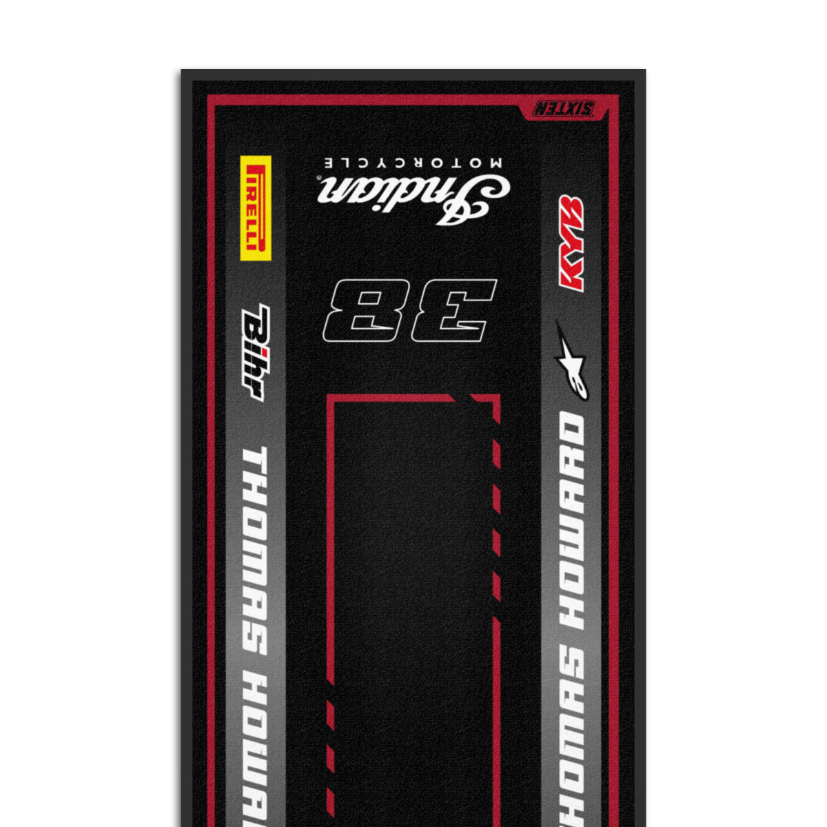 Alfombra Personalizada Indian Moto, Quad, Motorsport