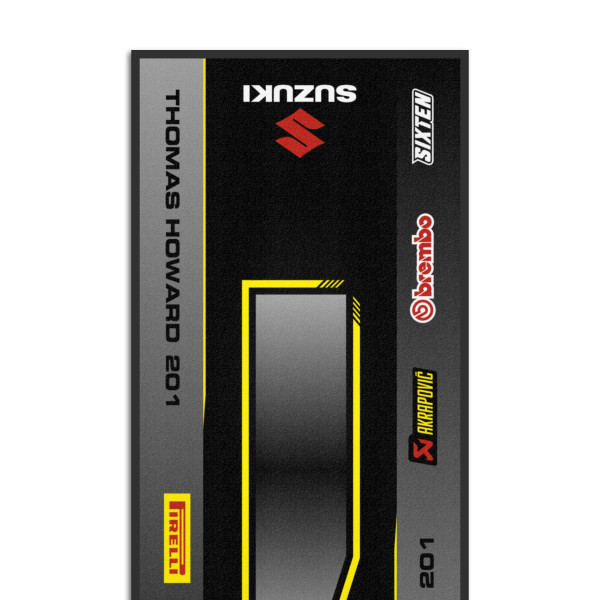 Gepersonaliseerde Suzuki-mat - 95x240 - Sidecut
