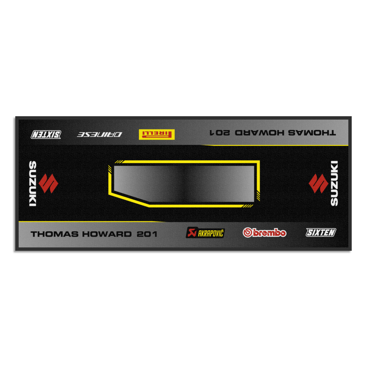 Alfombra Personalizada Suzuki Moto, Quad, Motorsport