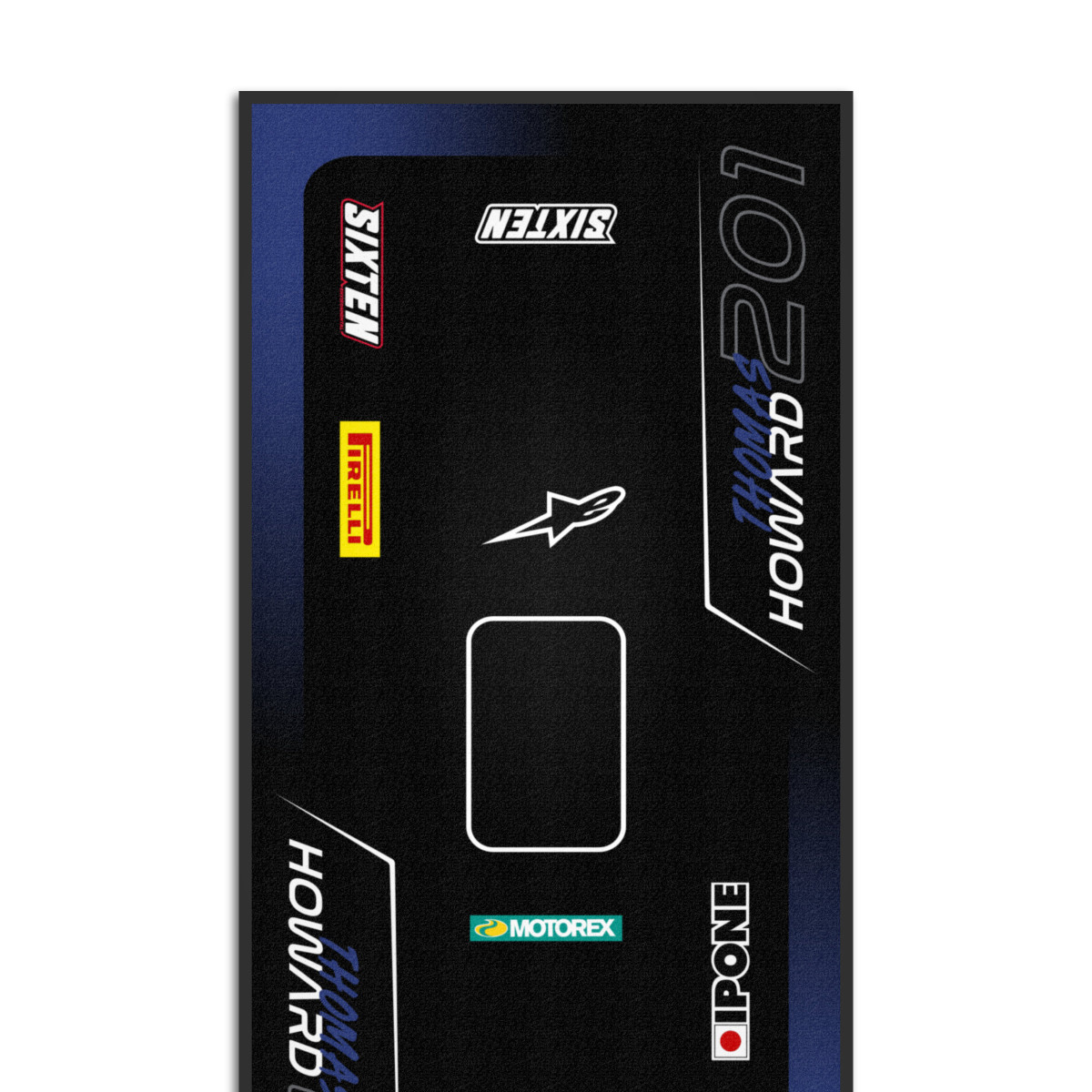 Personalisierte Husqvarna-Matte Motorrad, Quad, Motorsport