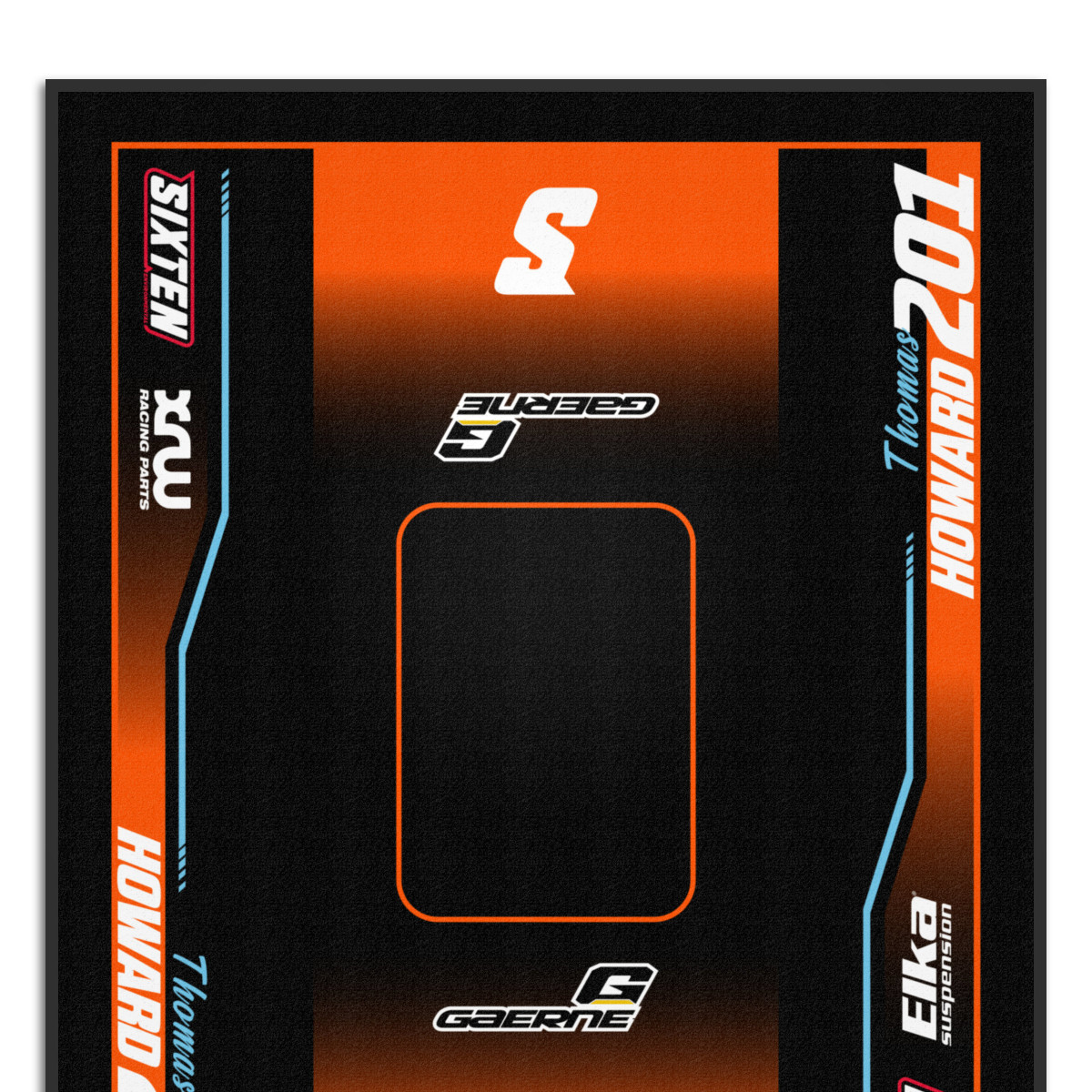 Personalisierte KTM-Matte Motorrad, Quad, Motorsport