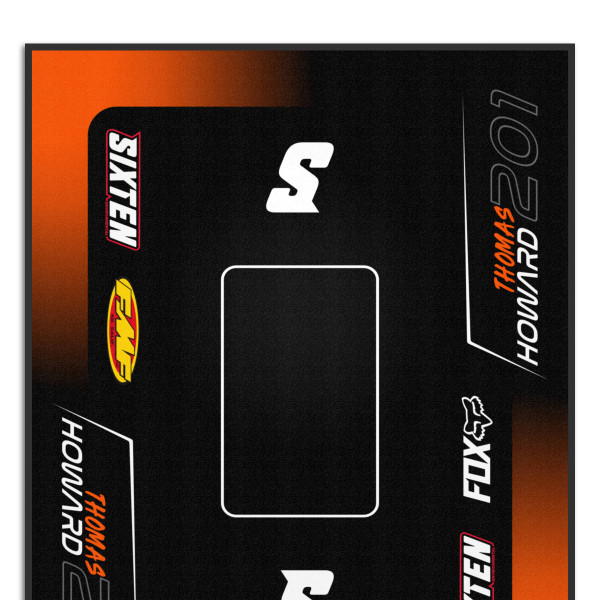 Alfombra Personalizada en Colores KTM - 150x190 - Shadow