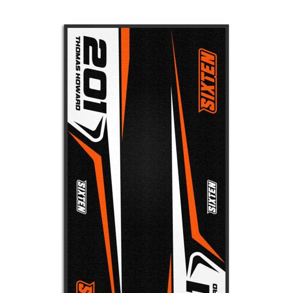 Personalisierte Matte in KTM Farben - 95x200 - Line