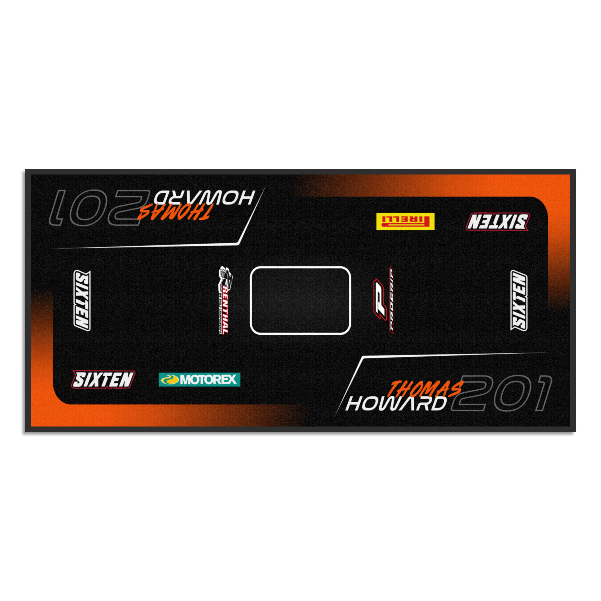 Gepersonaliseerde KTM-mat Motor, Quad, Motorsport