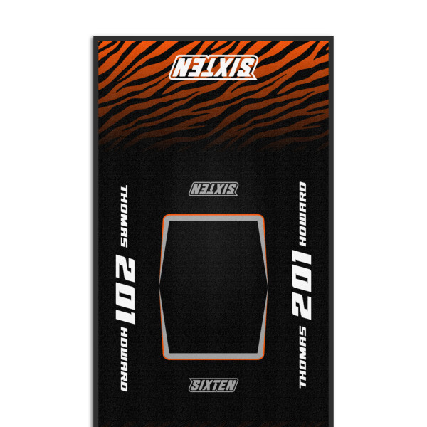 Personalisierte Matte in KTM Farben - 95x200 - Wild