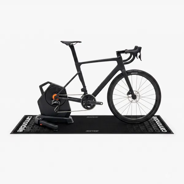 Alfombra para Rodillos de Entrenamiento Bicicleta Cannondale Double 65x180