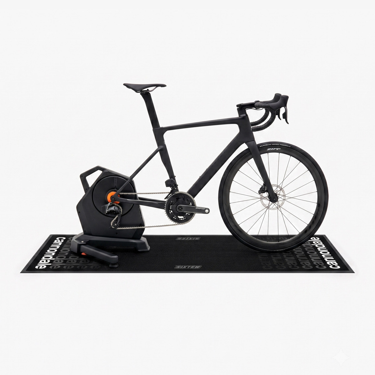 Alfombra para Rodillos de Entrenamiento Bicicleta Cannondale Double 65x180