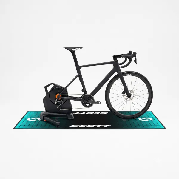 Alfombra para Rodillos de Entrenamiento Bicicleta Scott Square 65x180