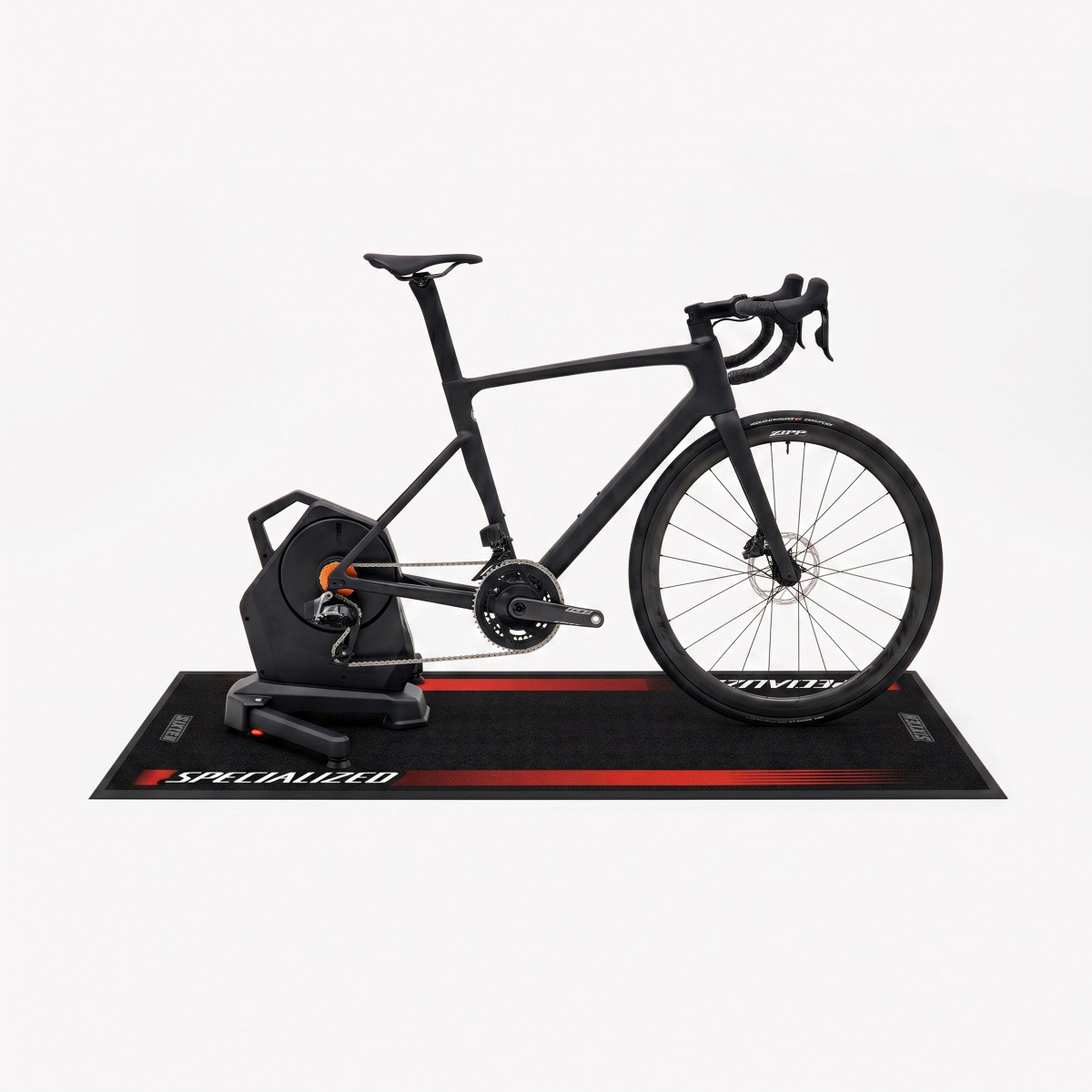 Alfombra para Rodillos de Entrenamiento Bicicleta Specialized Classic 65x180